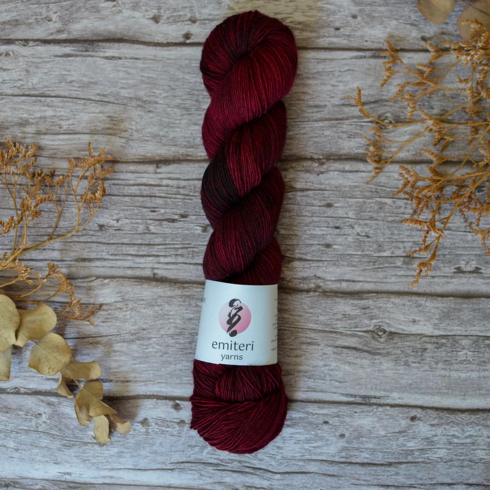 Merino singles - Dark Peony
