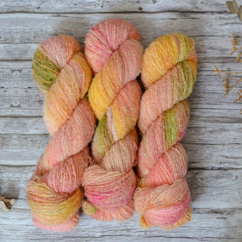 Merino fine bouclé - Blossom Cherry