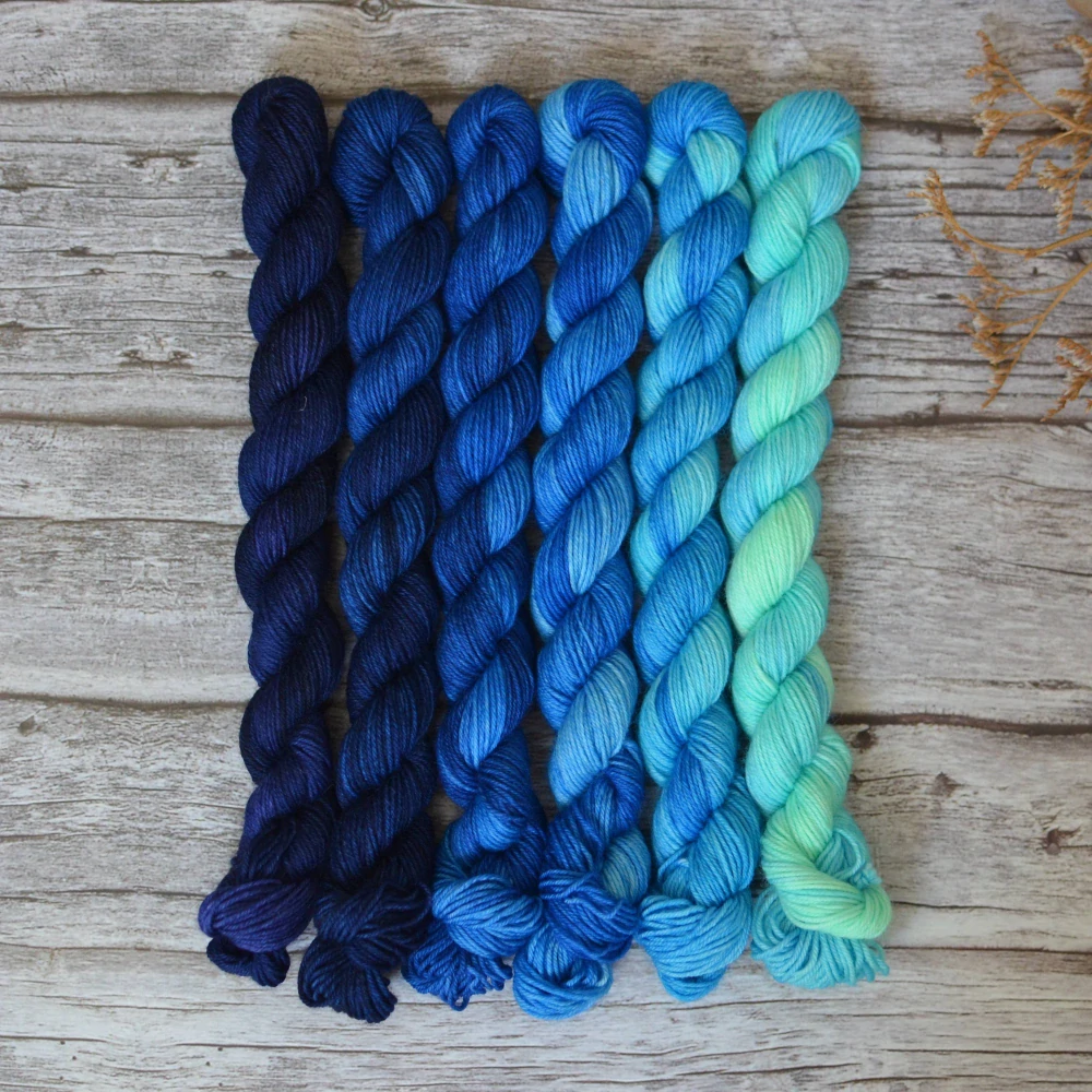 Fade set - Vibrant City - modrá - platinum sock minis
