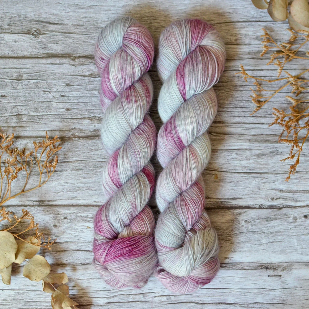 Merino Singles Lace - Silver Teacup