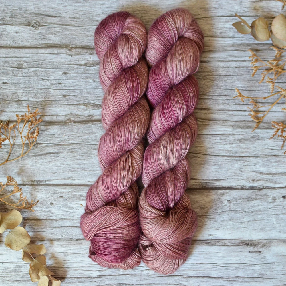 Yak Singles Lace - Blush Heather