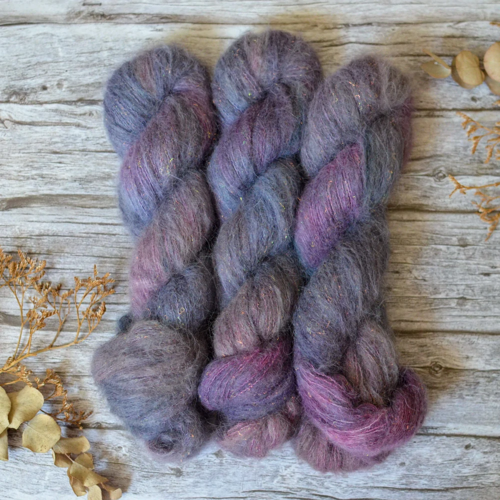 Mermaid Suri Silk - Heather Storm
