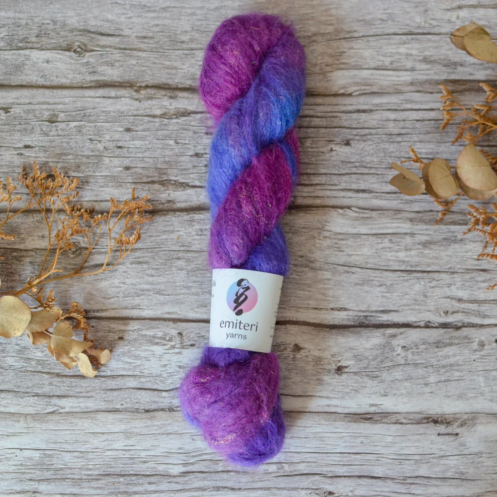 Mermaid Suri Silk - Electric Orchid