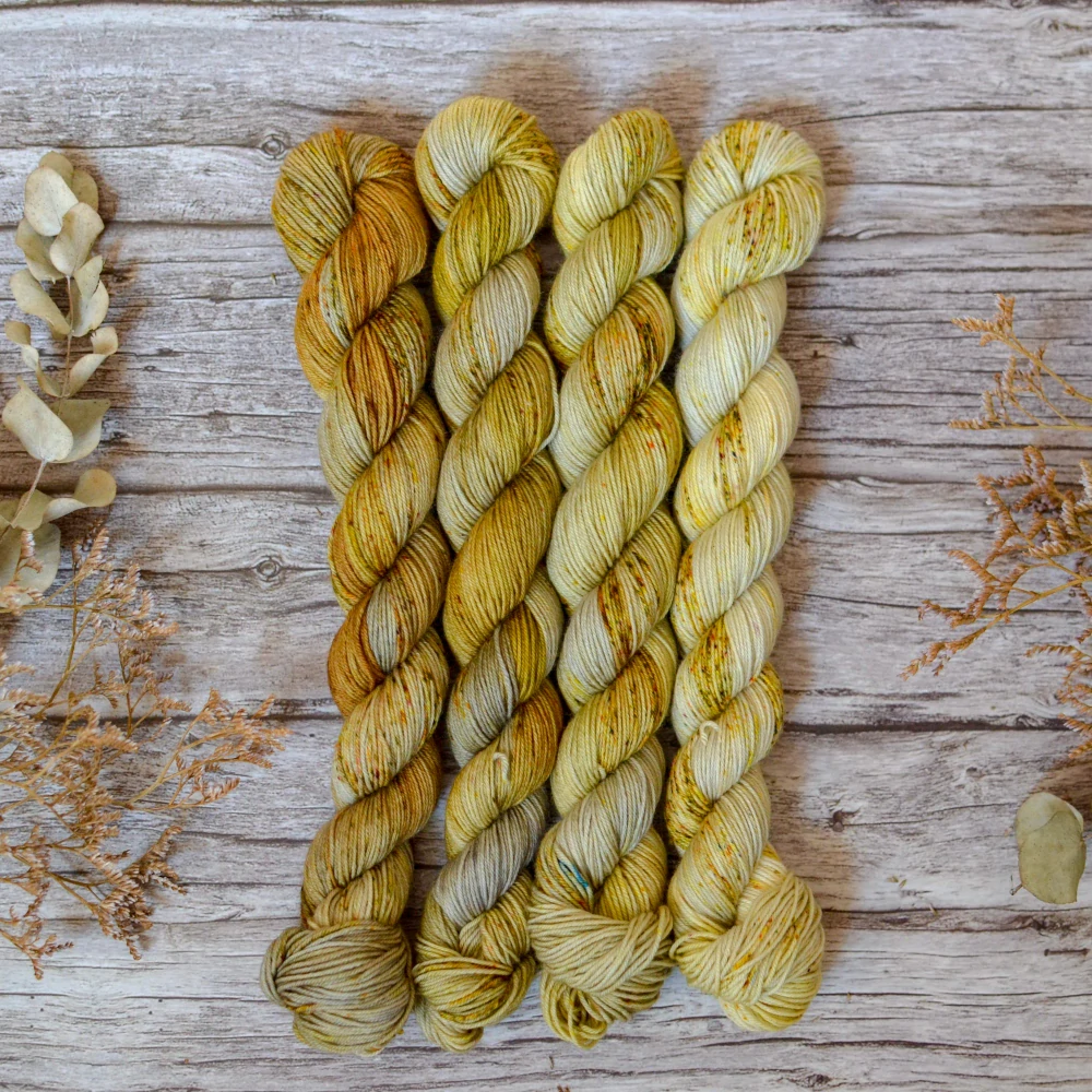 Fade set - Bronze - merino fingering 50 g