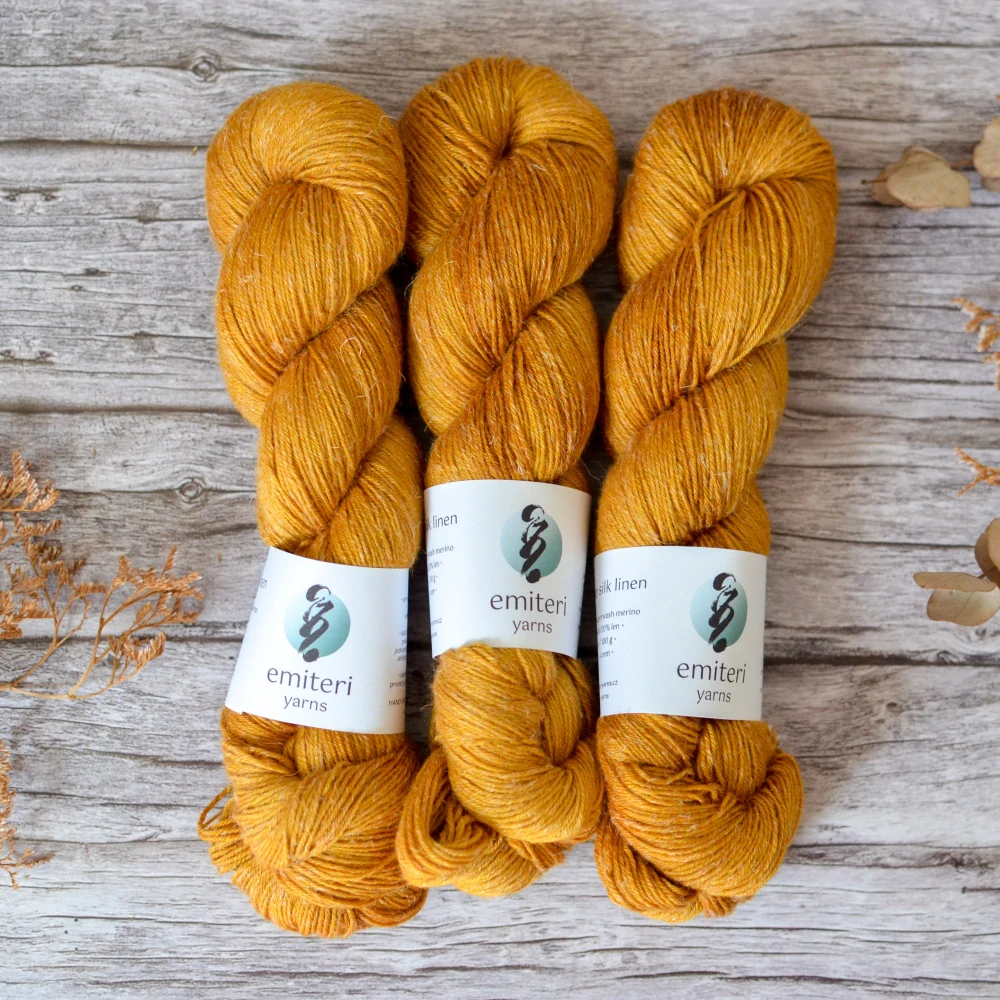 Merino Silk Linen - Harvest Gold