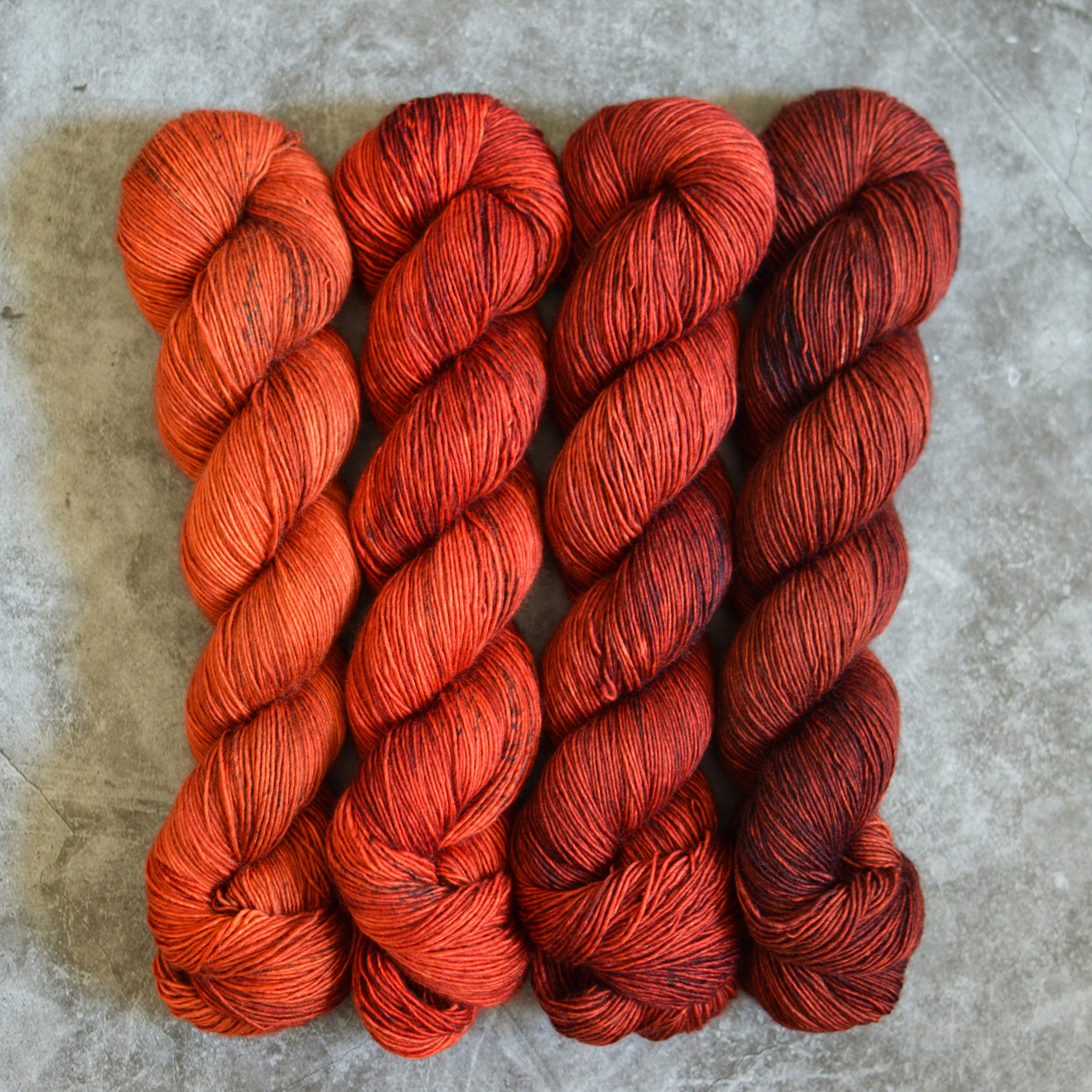 Fade set - Chestnut - merino singles