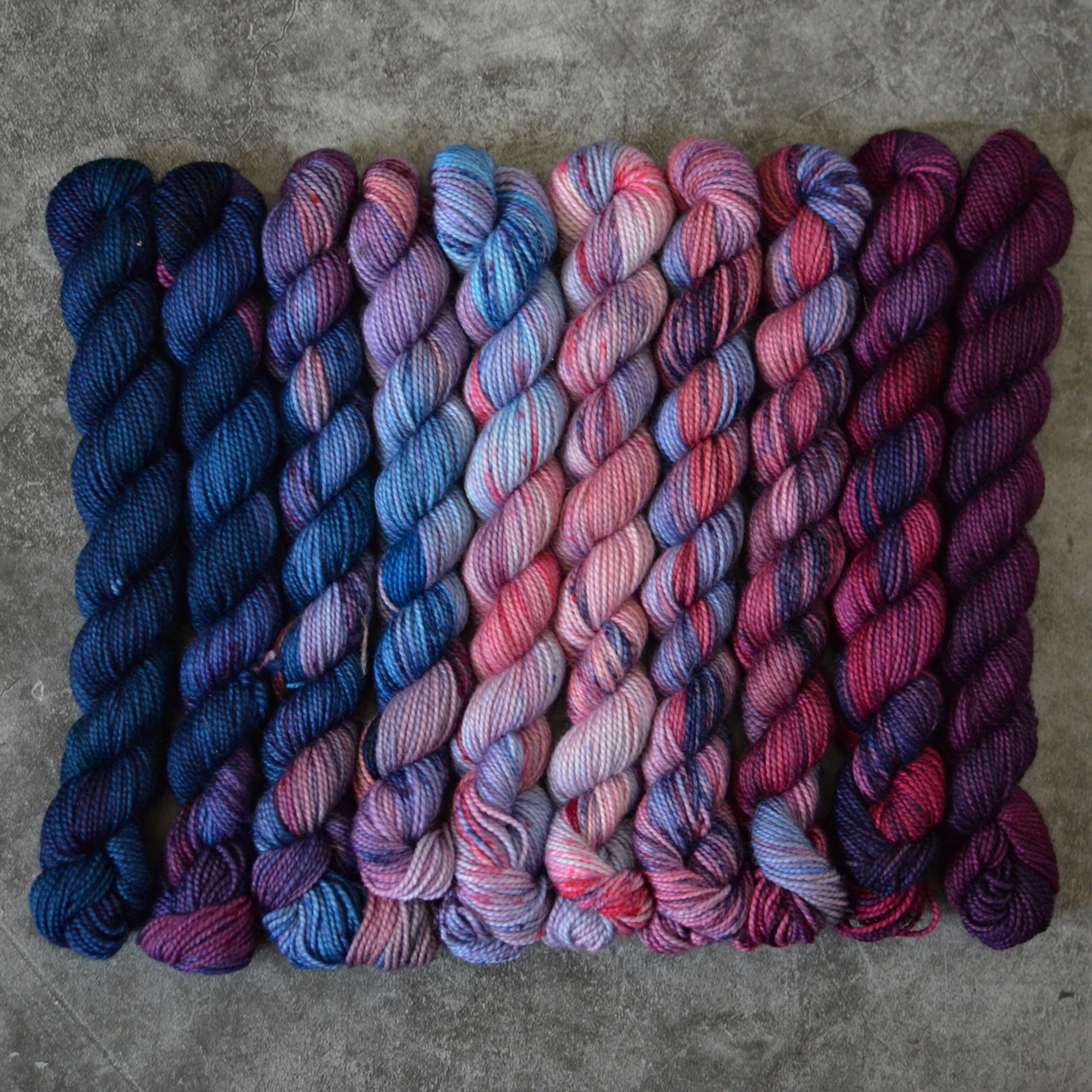 Fade set - Winter set - merino sock minis