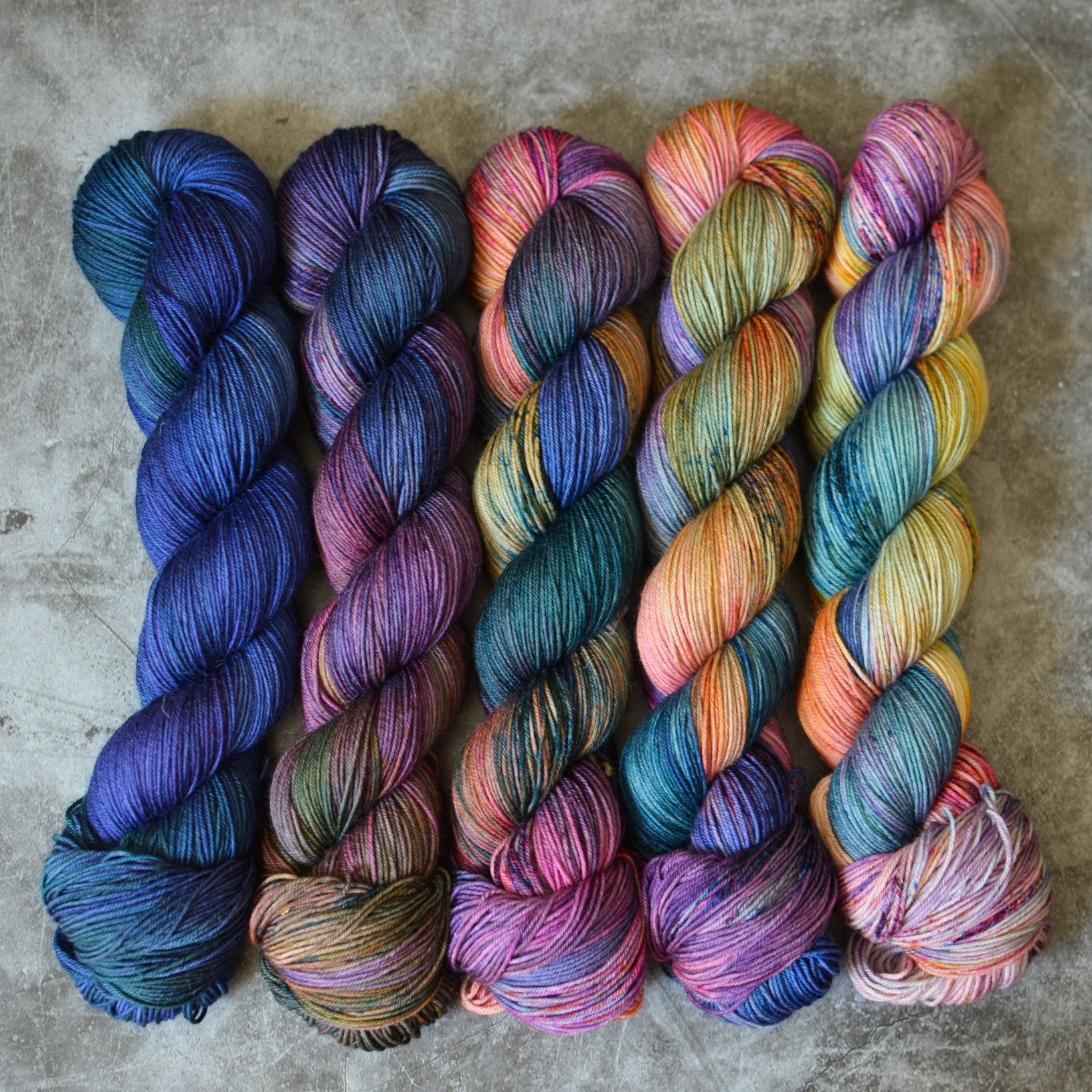 Fade Set - GIVERNY - merino fingering 
