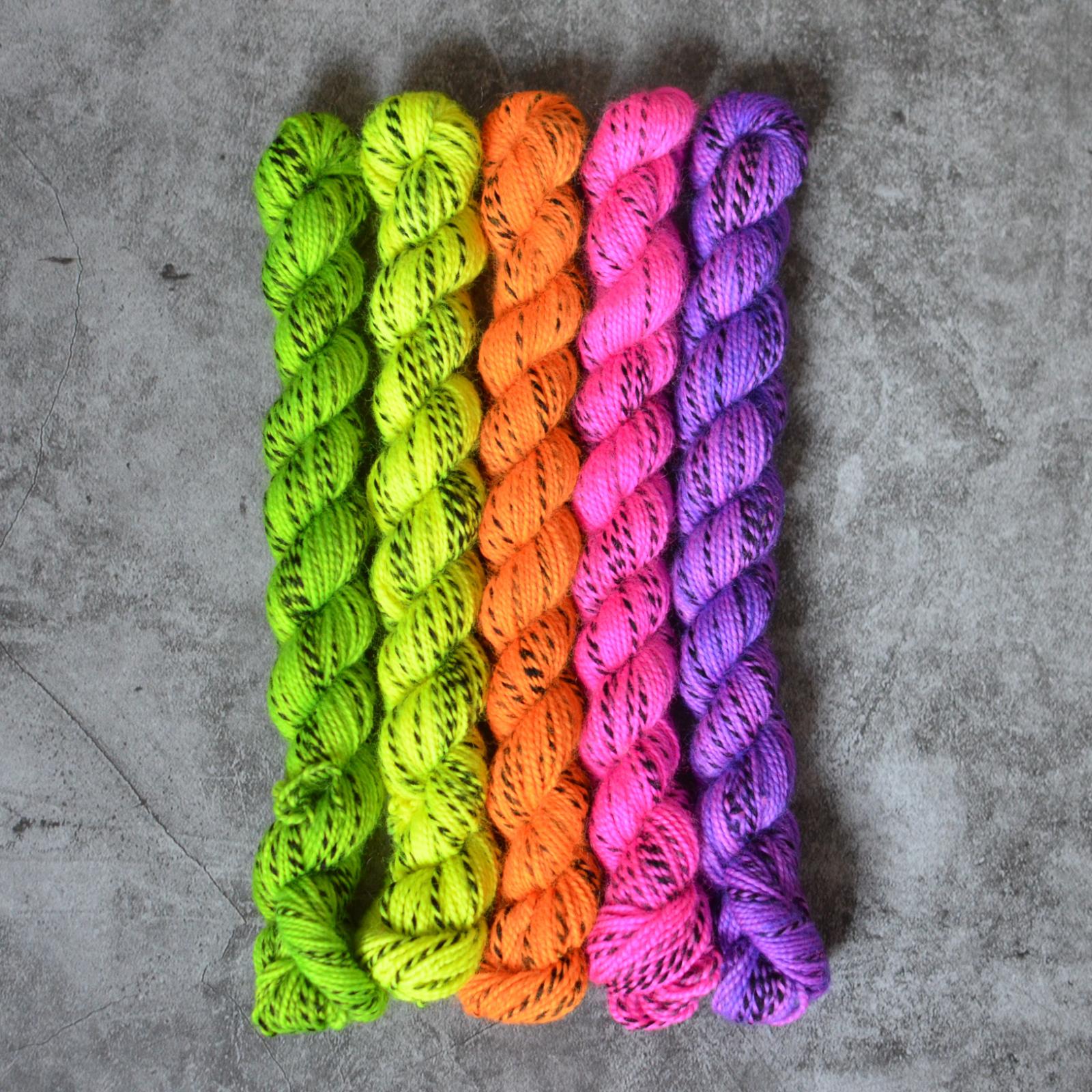 Fade set - Neon set - Zebra sock minis