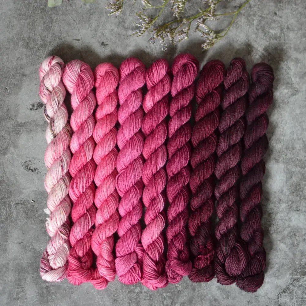 Fade set - Ruby Passion - Platinum sock minis