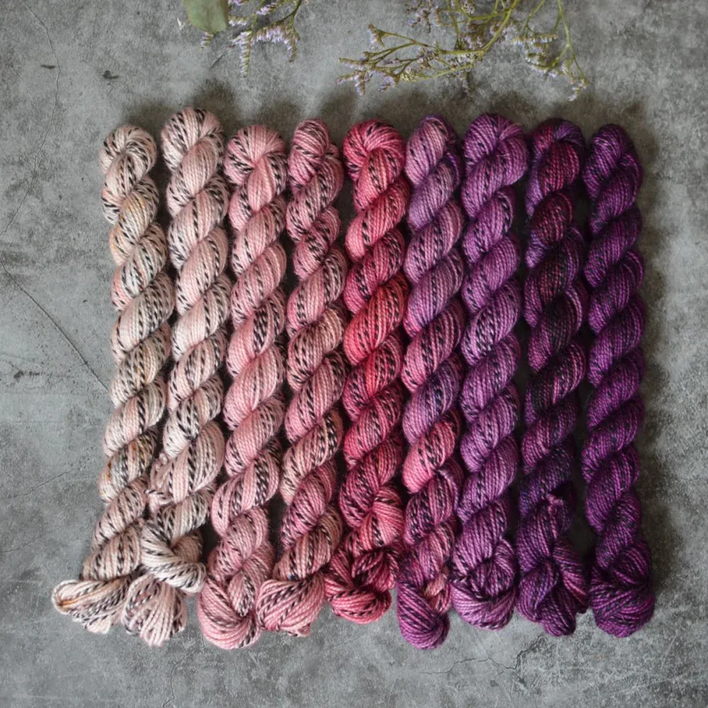 Fade set - Pink Devotion - Zebra sock minis