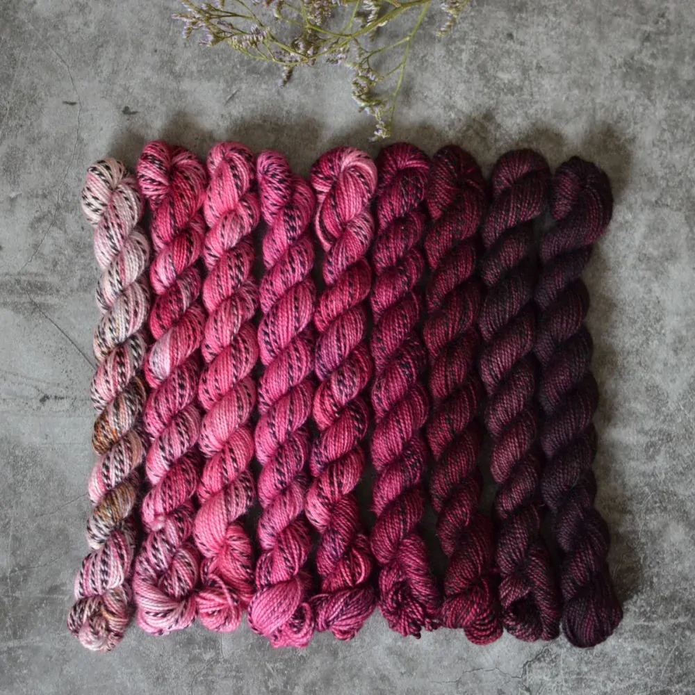 Fade set - Ruby Passion - Zebra sock minis
