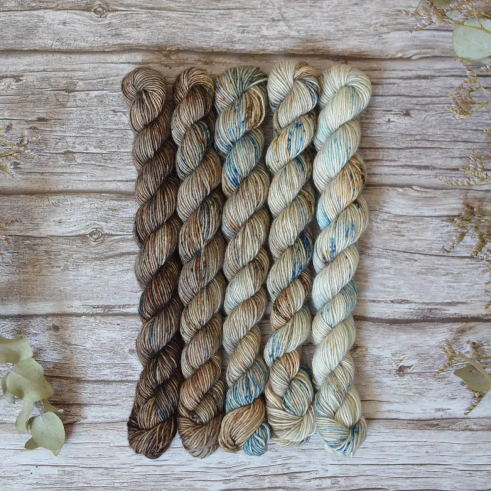 Fade set - River Song - merino singles minis