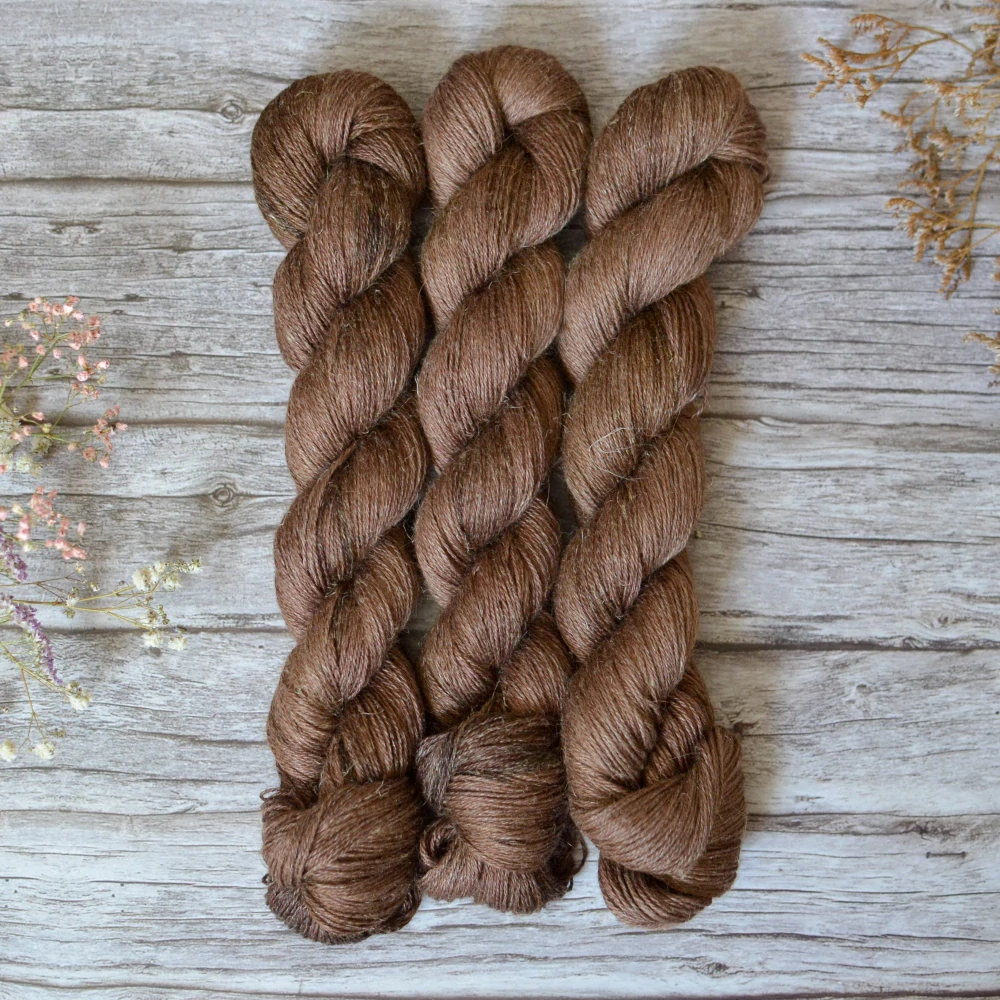 Alpaca Linen Silk - Chocolate