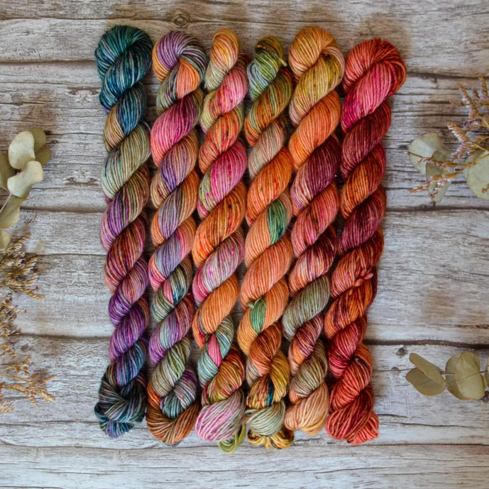 Fade set - Gardens of Babylon - merino singles minis