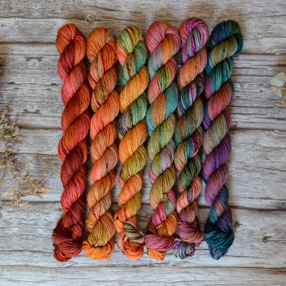 Fade set - Garden of Babylon - Platinum sock minis