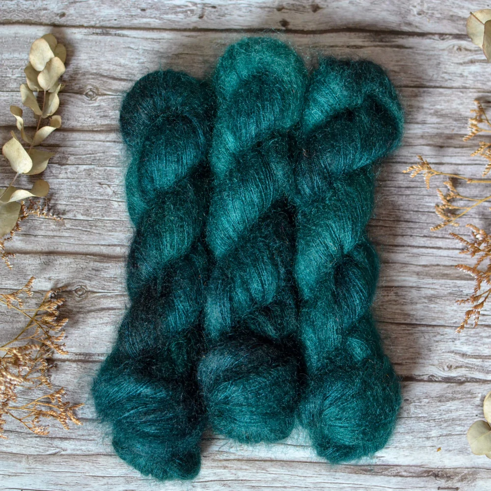 Mohair Silk - Dark Emerald