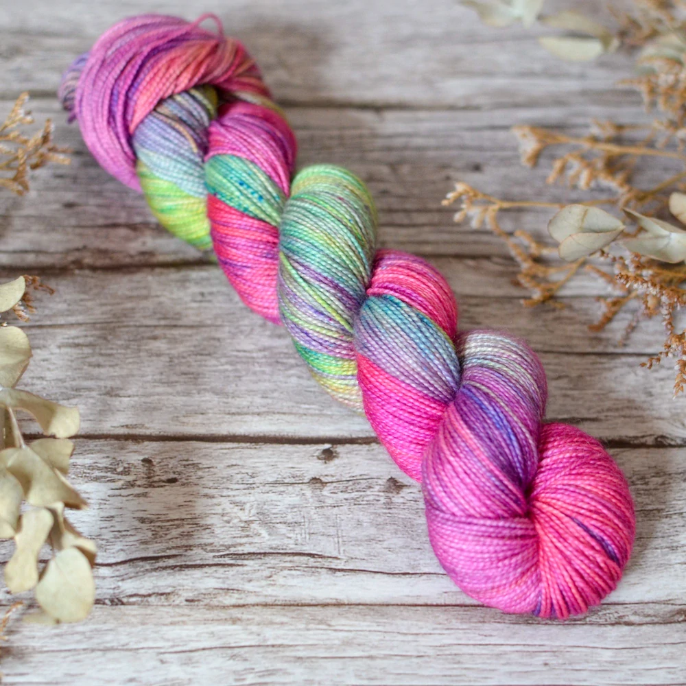 Merino silk 4ply - Carnival Joy