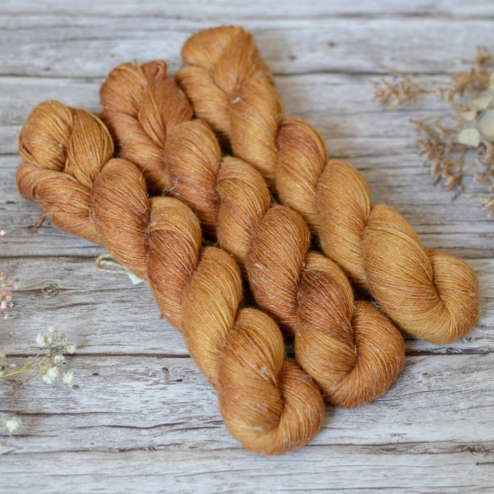 Alpaca Linen Silk - Mustard