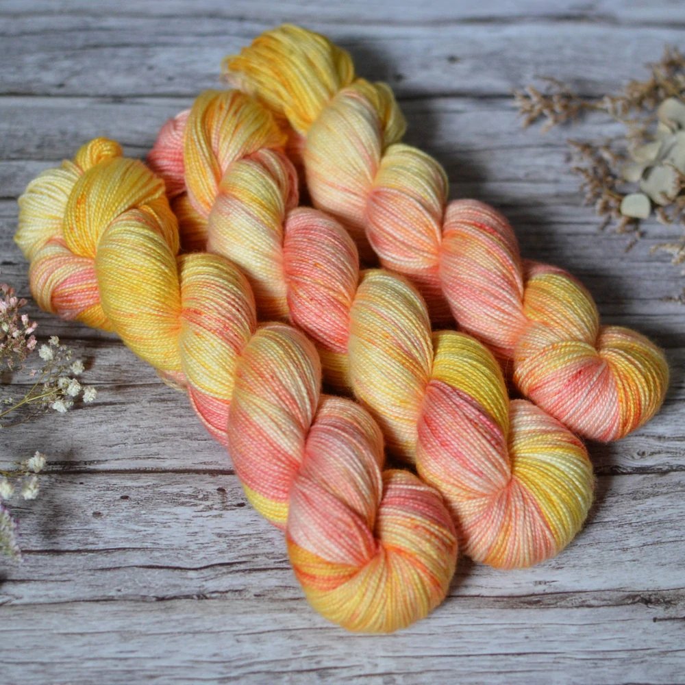 Merino silk 4ply - Spring Sunrise