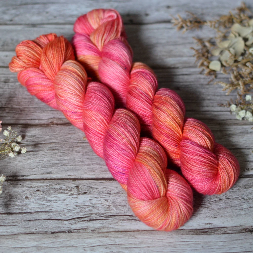 Merino silk 4ply - Tulip Kiss