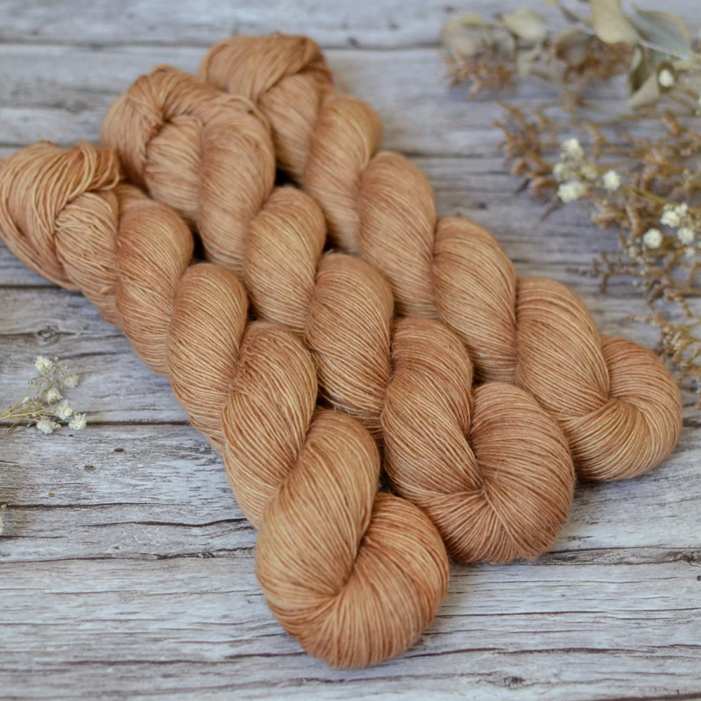 Merino Linen singles - Hazelnut