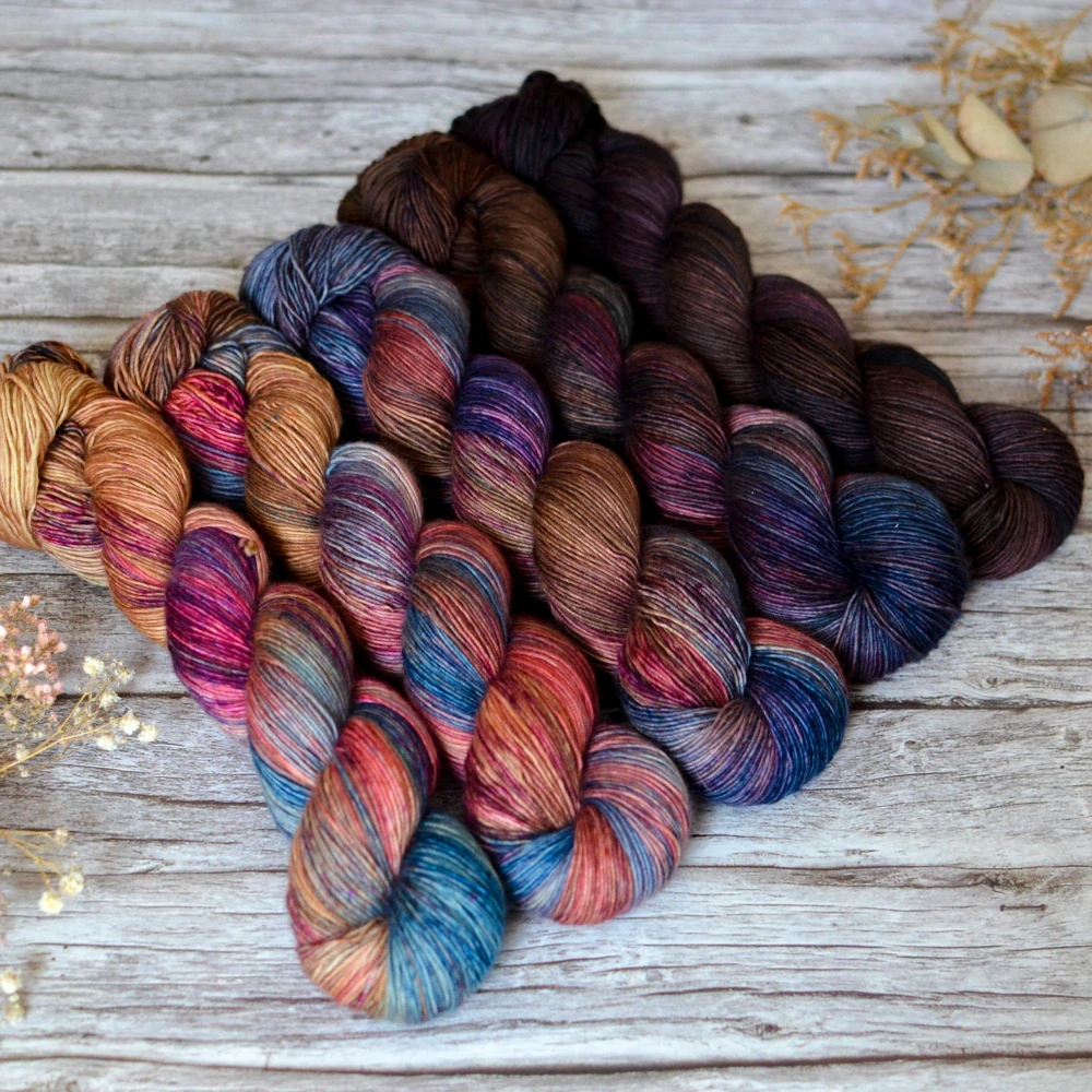 Fade set - AUTUMN REVERIE - merino singles