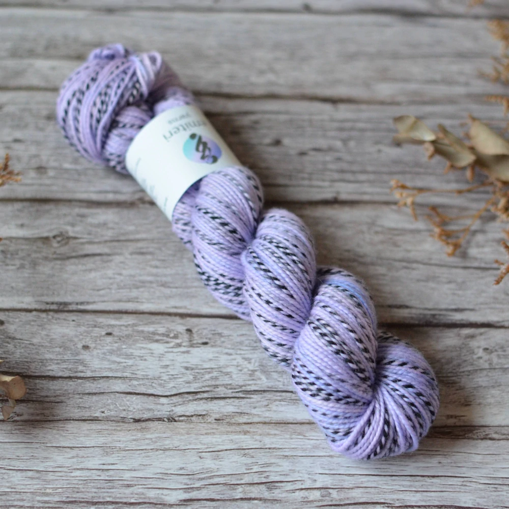 Zebra Sock DK - Periwinkle Sky
