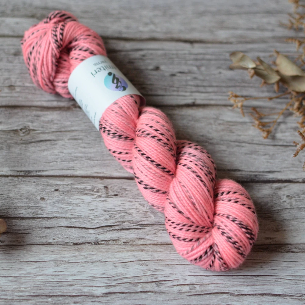Zebra Sock DK - Bubblegum Pink