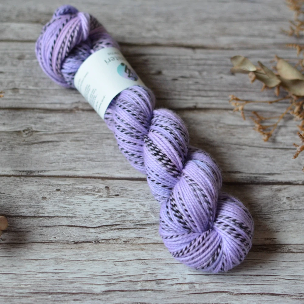 Zebra Sock DK - Lilac Pop