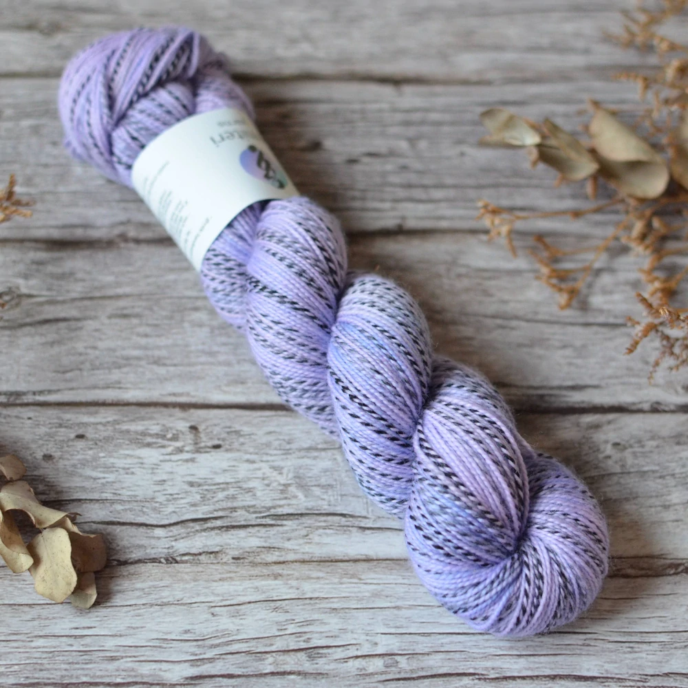 Zebra Sock - Periwinkle Sky