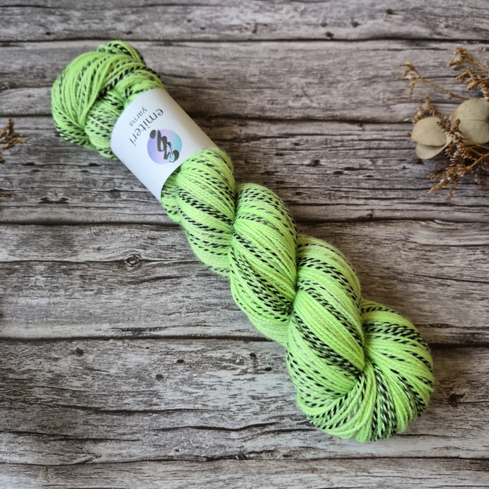 Zebra Sock - Neon Meadow