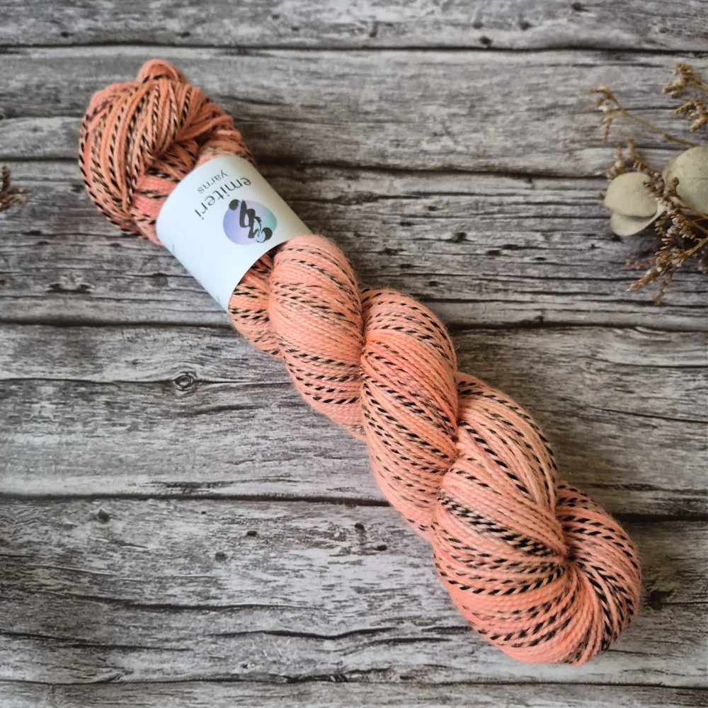 Zebra Sock - Peach Sorbet