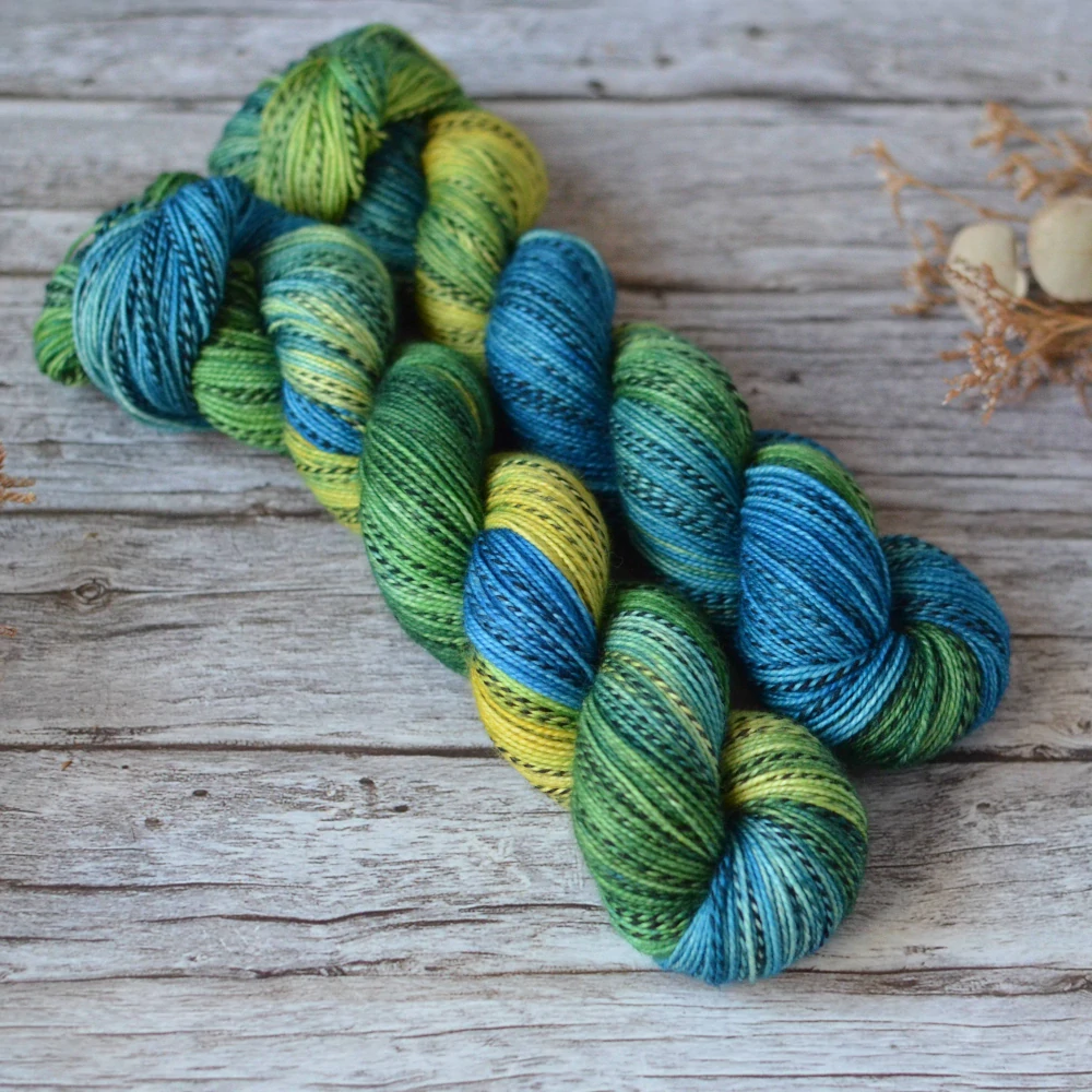 Zebra Sock - Peacock Feather