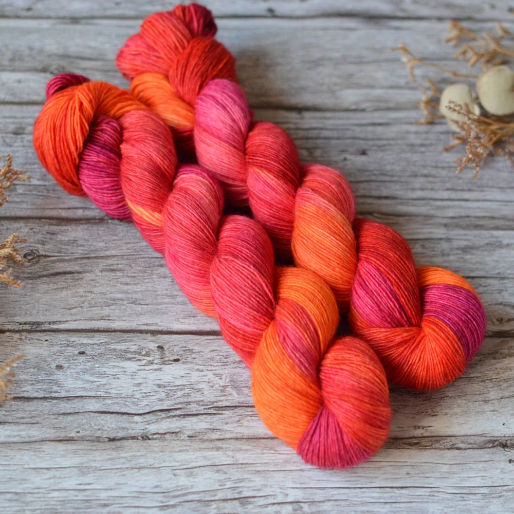 Merino singles - Radiant Coral