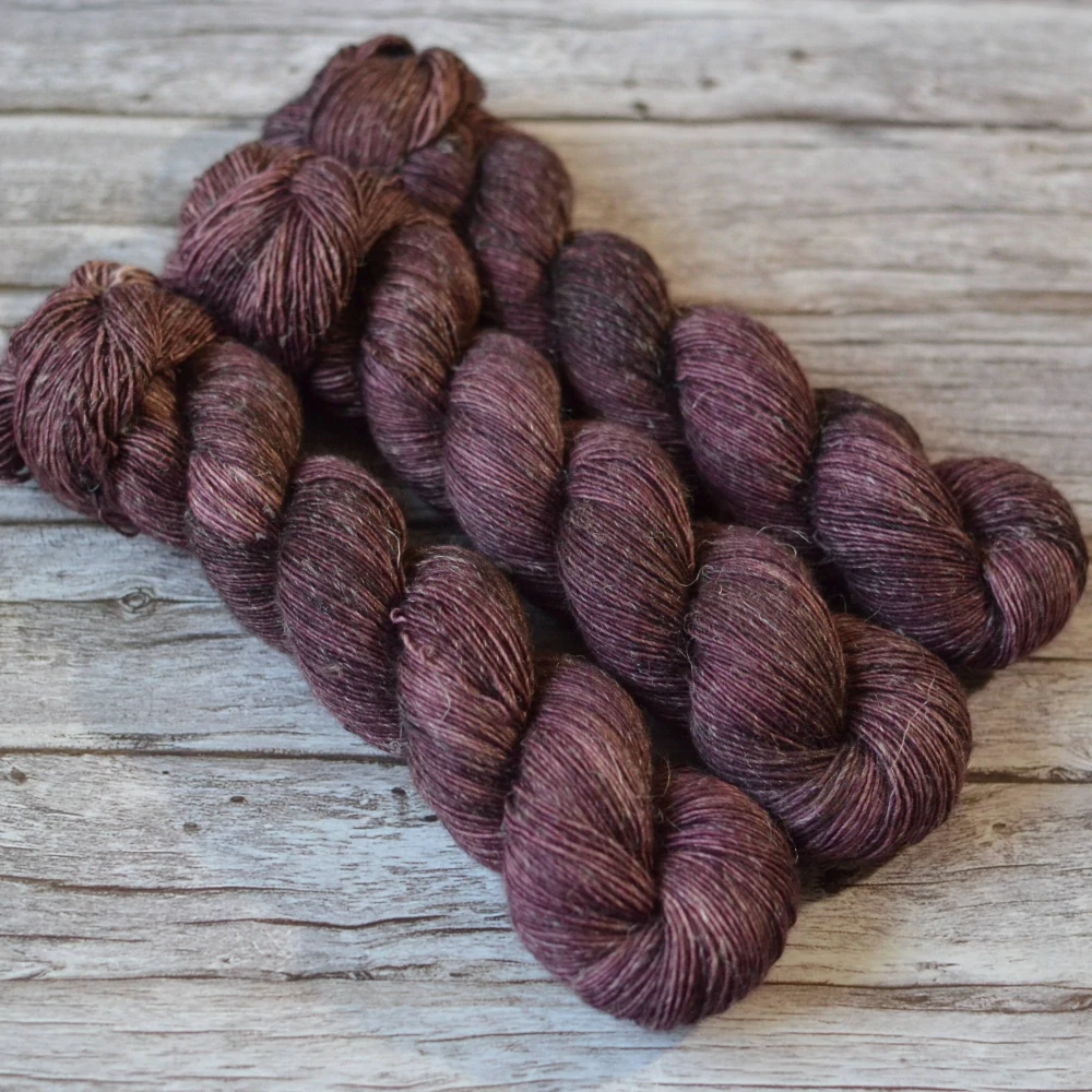 Merino Linen singles - Mahagony