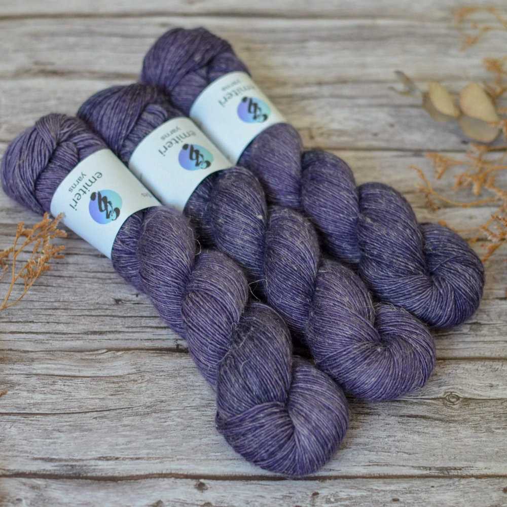 Merino Linen singles - Amethyst Smoke