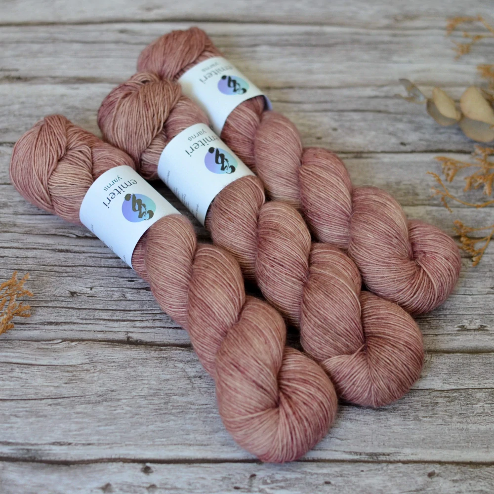 Merino Linen singles - Antique Rose