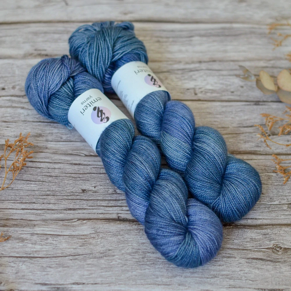 Merino silk 4ply - Denim