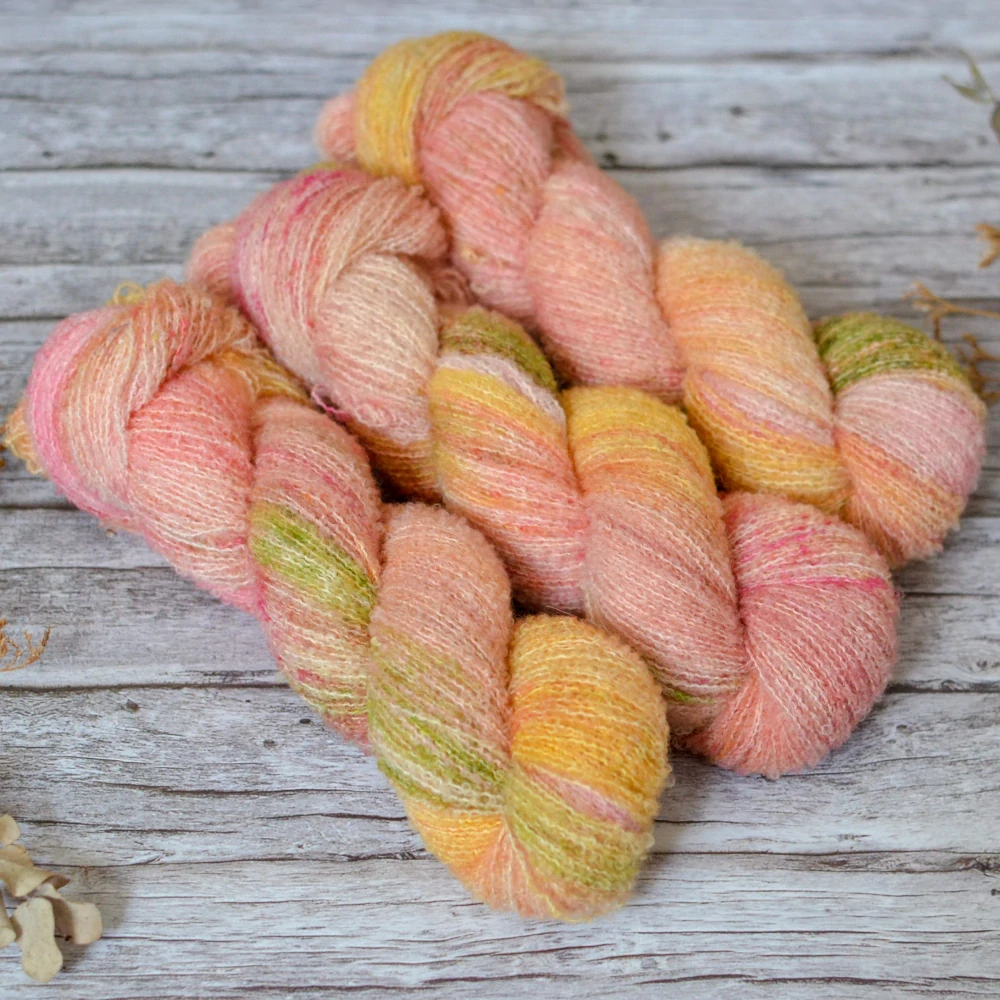 Merino fine bouclé - Blossom Cherry