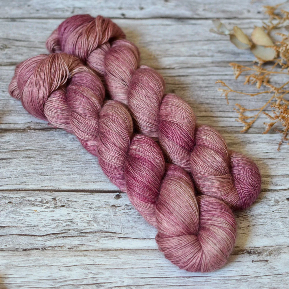 Yak Singles Lace - Blush Heather