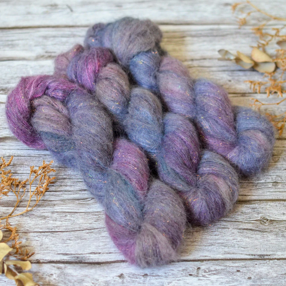 Mermaid Suri Silk - Heather Storm