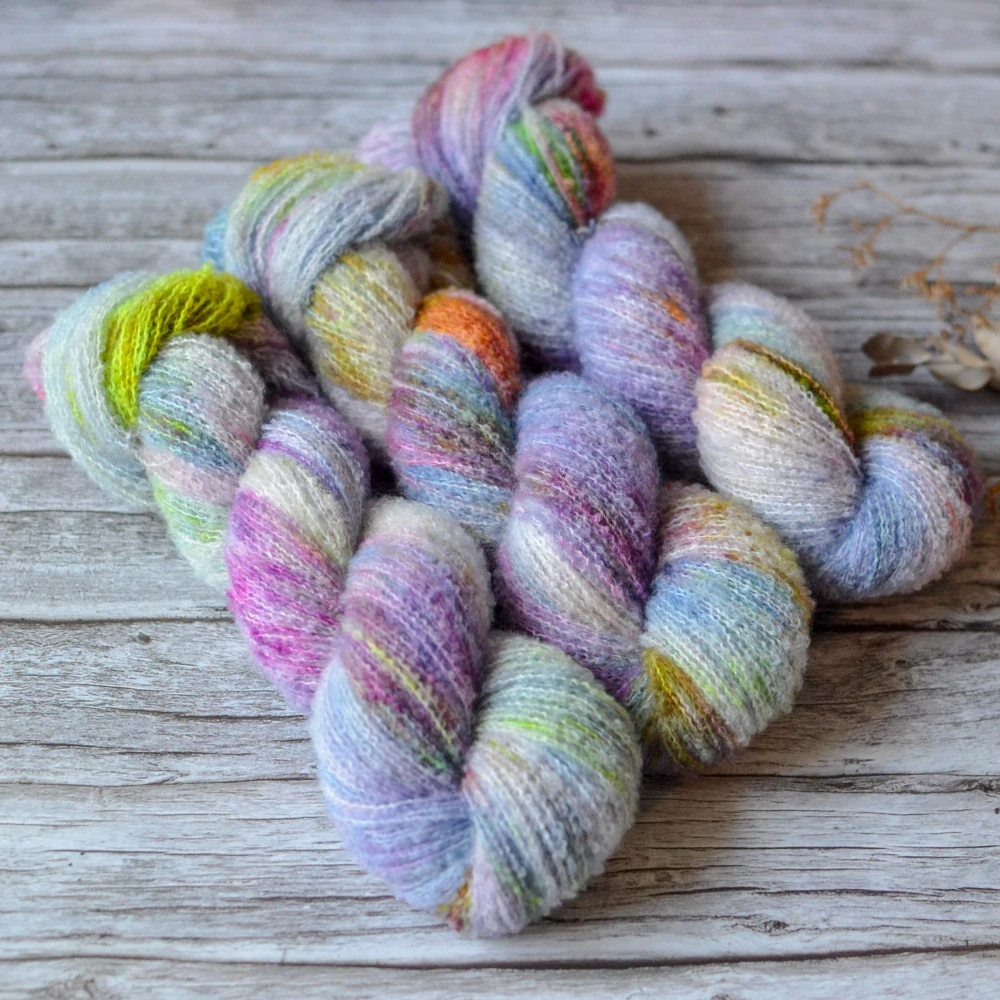 Merino fine bouclé - Monet's Garden