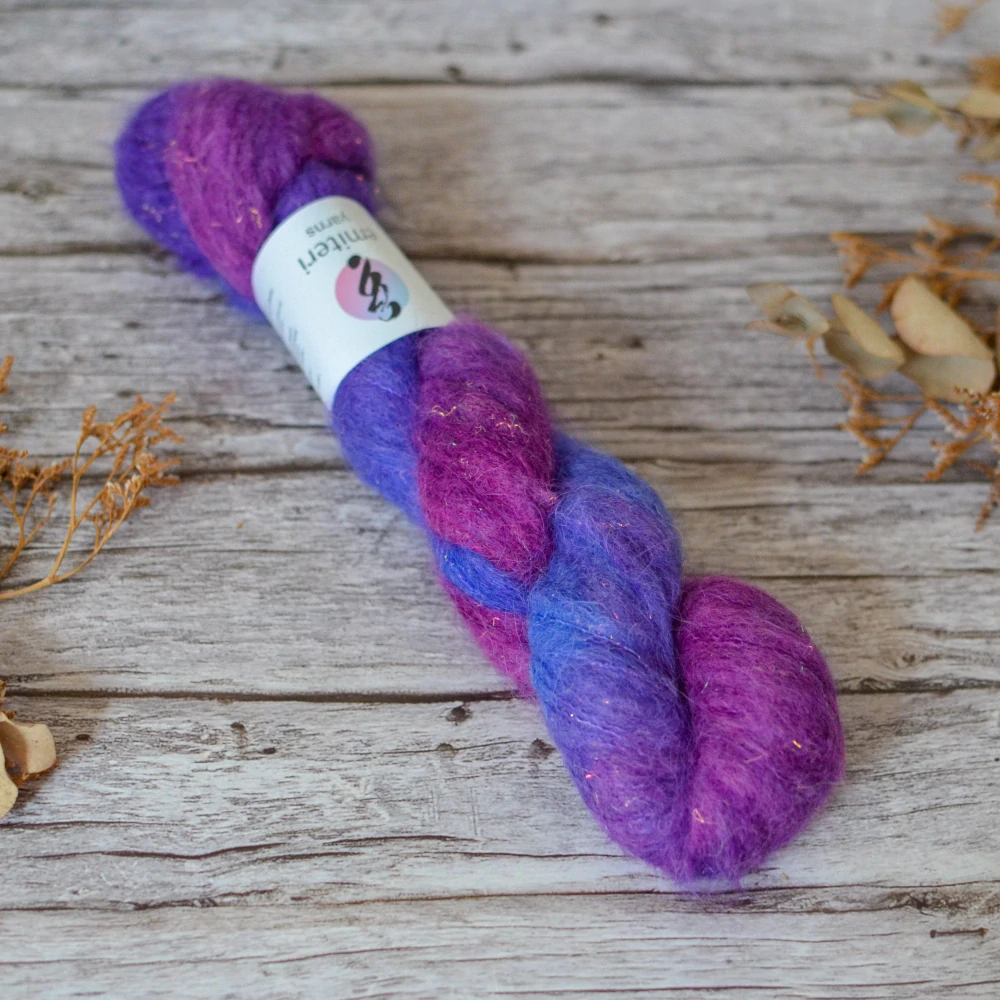 Mermaid Suri Silk - Electric Orchid