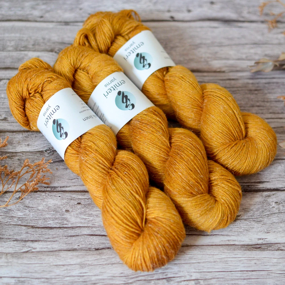Merino Silk Linen - Harvest Gold