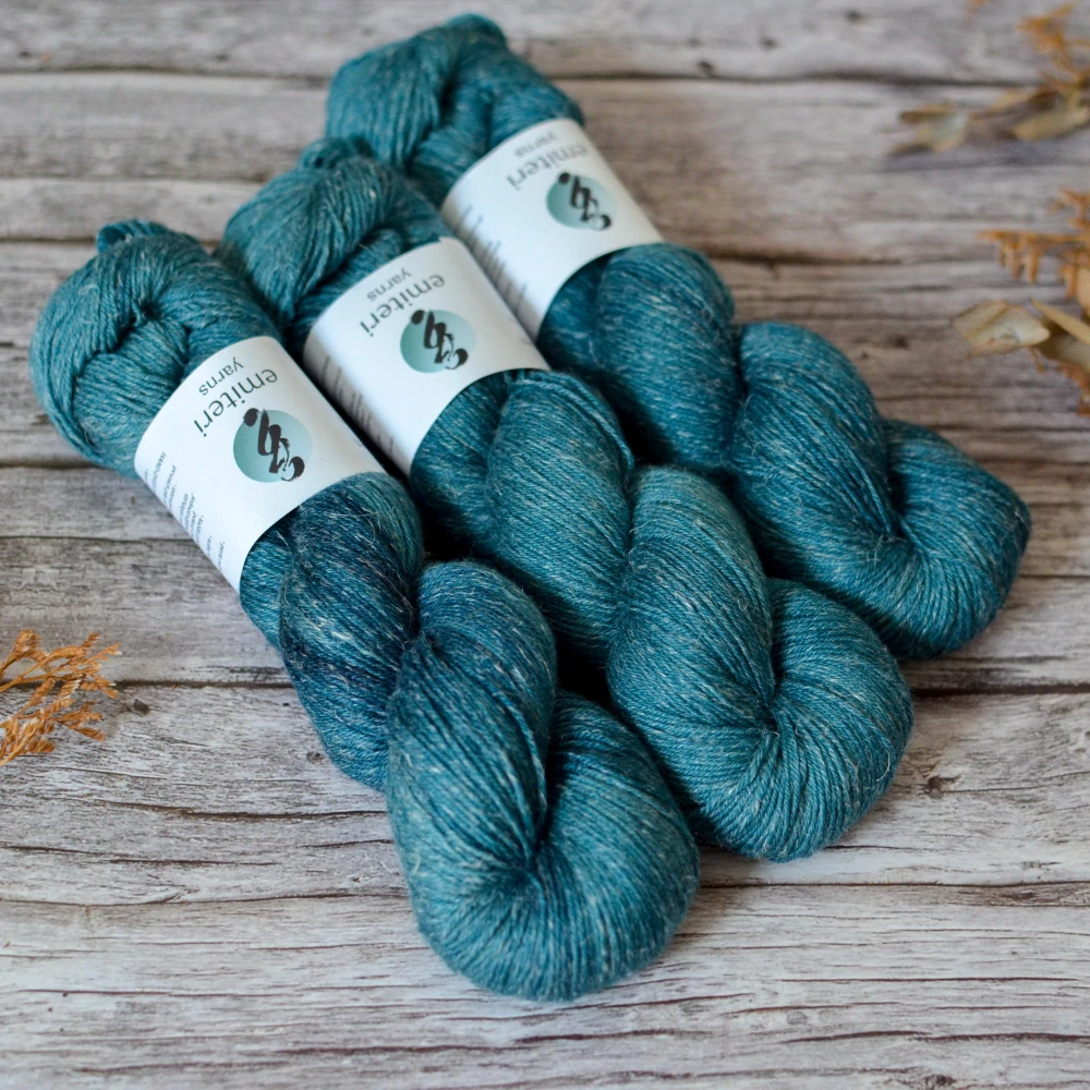 Merino Silk Linen - Deep Teal