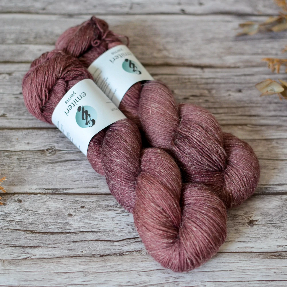Merino Silk Linen - Tawny Port