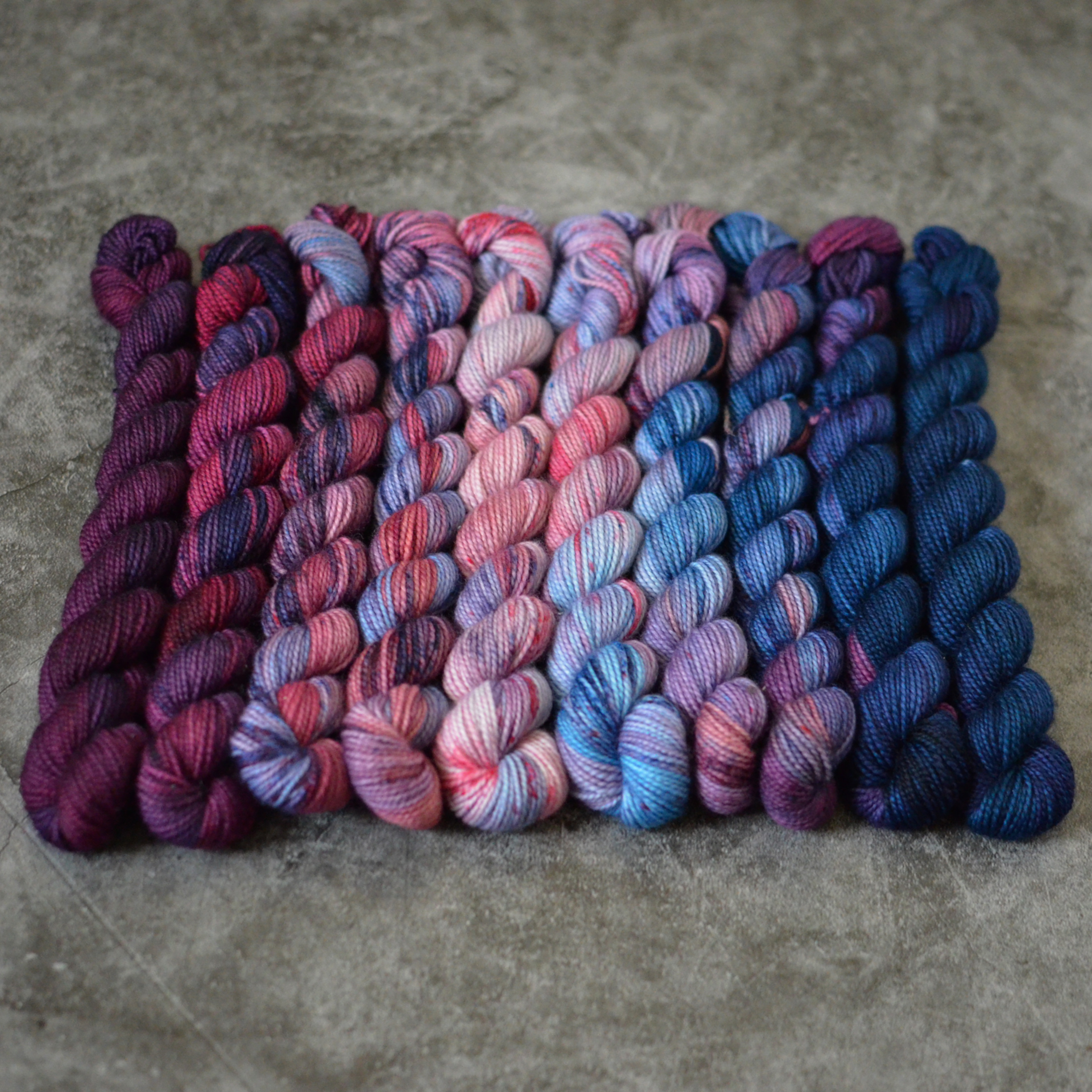Fade set - Winter set - merino sock minis