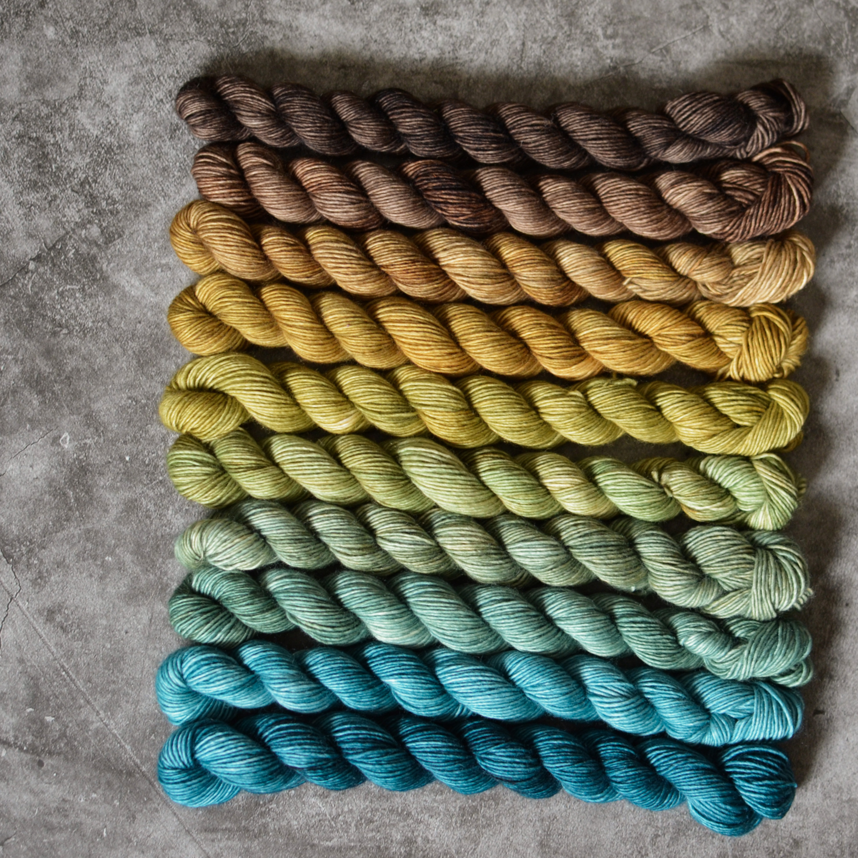Fade set - Gaia Mother Earth - merino singles minis