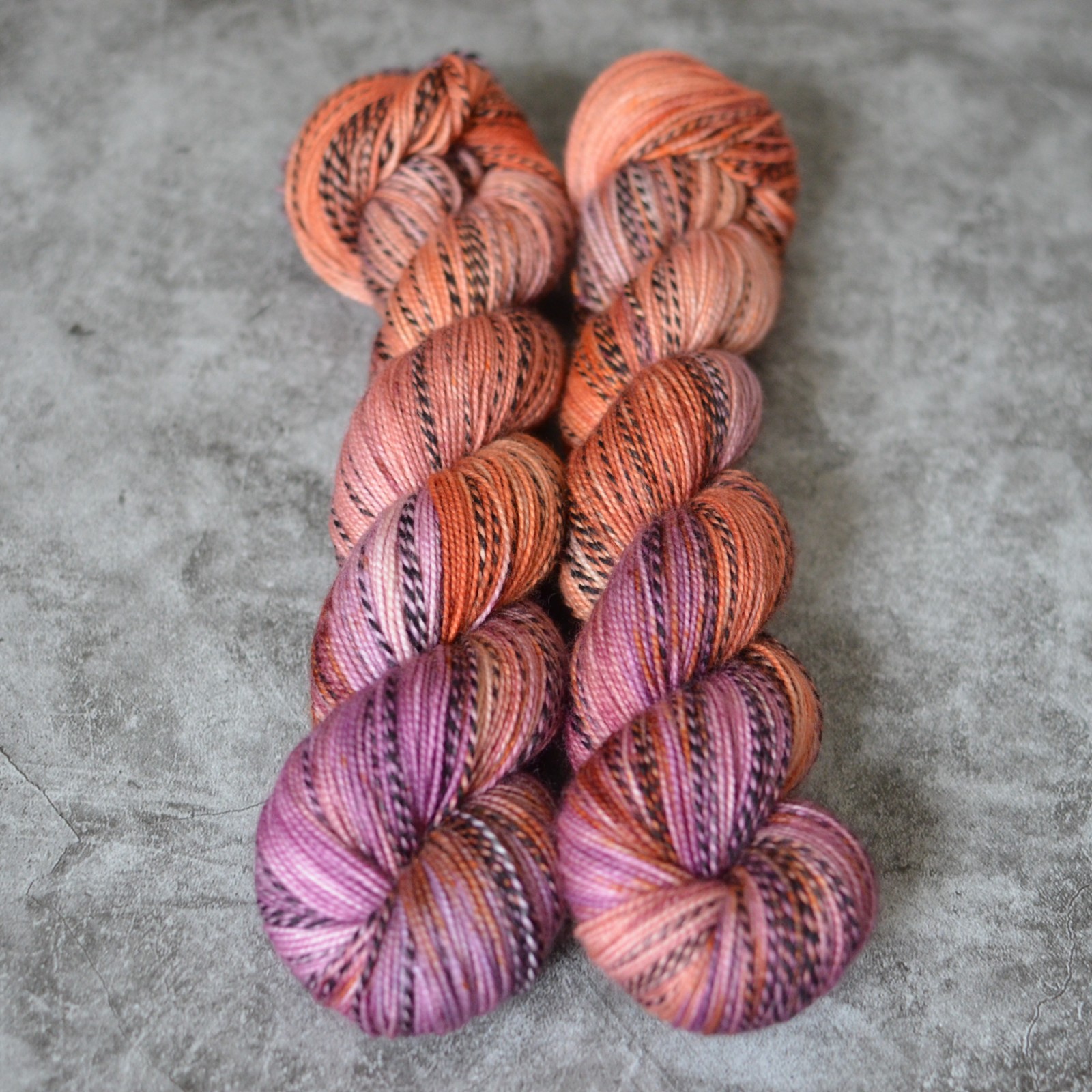 Zebra Sock - Kaolin Rose